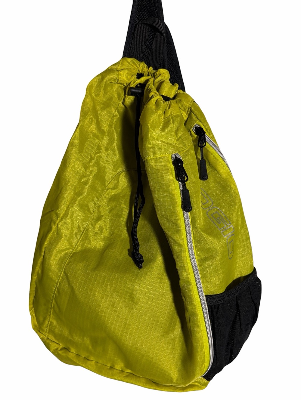 OGIO sling drawstring sling bag mustard color